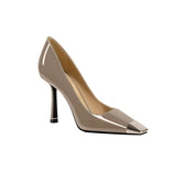 Metal-Plated Kitten Heel Pumps - 10cm